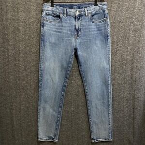 Outerknown SEA Jeans Men 34x32 Blue Ambassador Slim Stretch Organic Cotton Denim